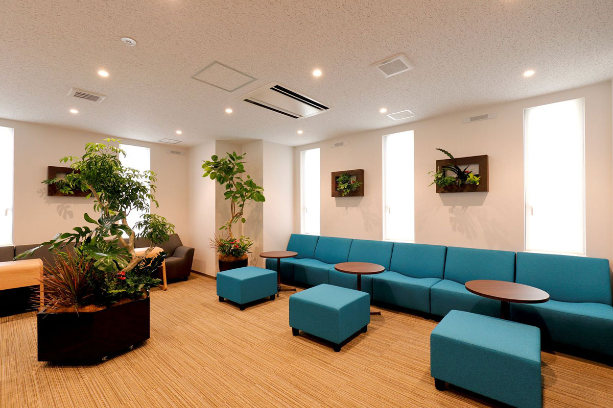 BUREX FIVEのラウンジ