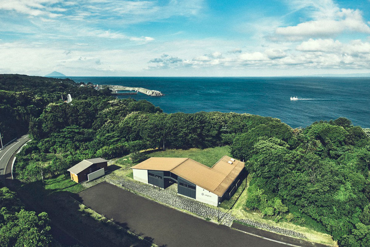 伊豆大島の大自然の中にあるWELAGO