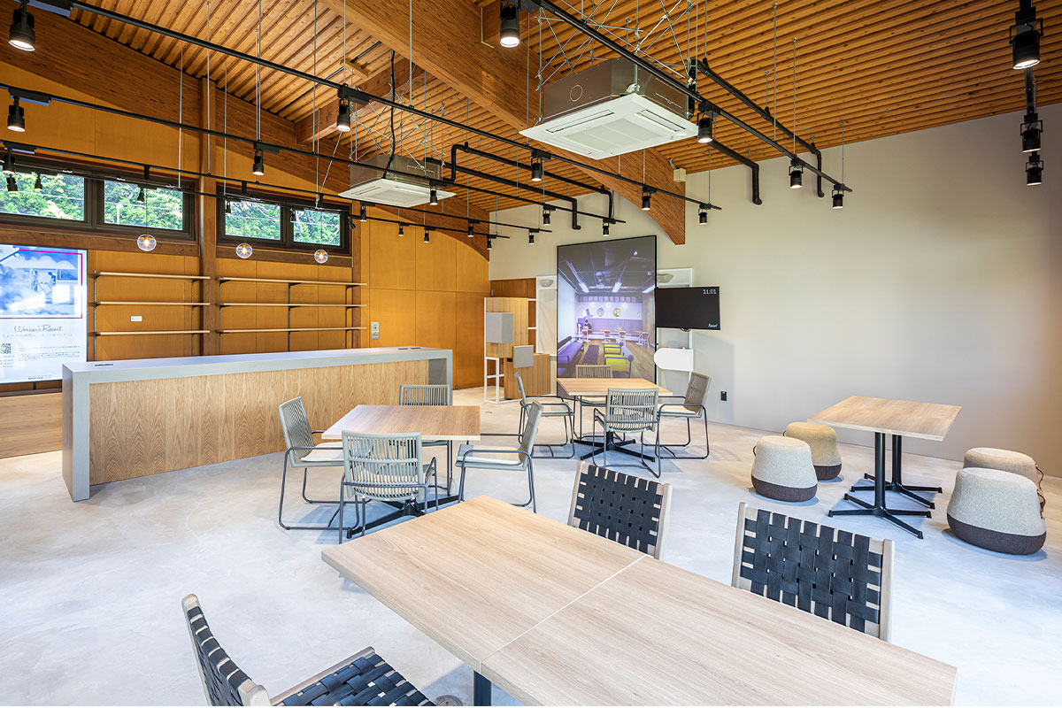 空間共有システム「tonari」を設置した部屋