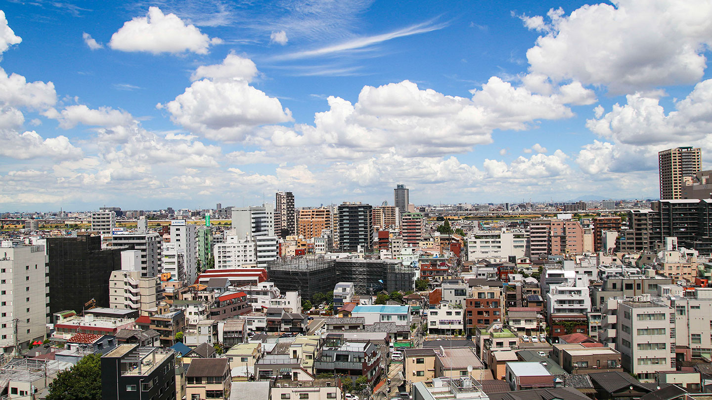 千住一丁目創業支援館 かがやき 施設からの風景